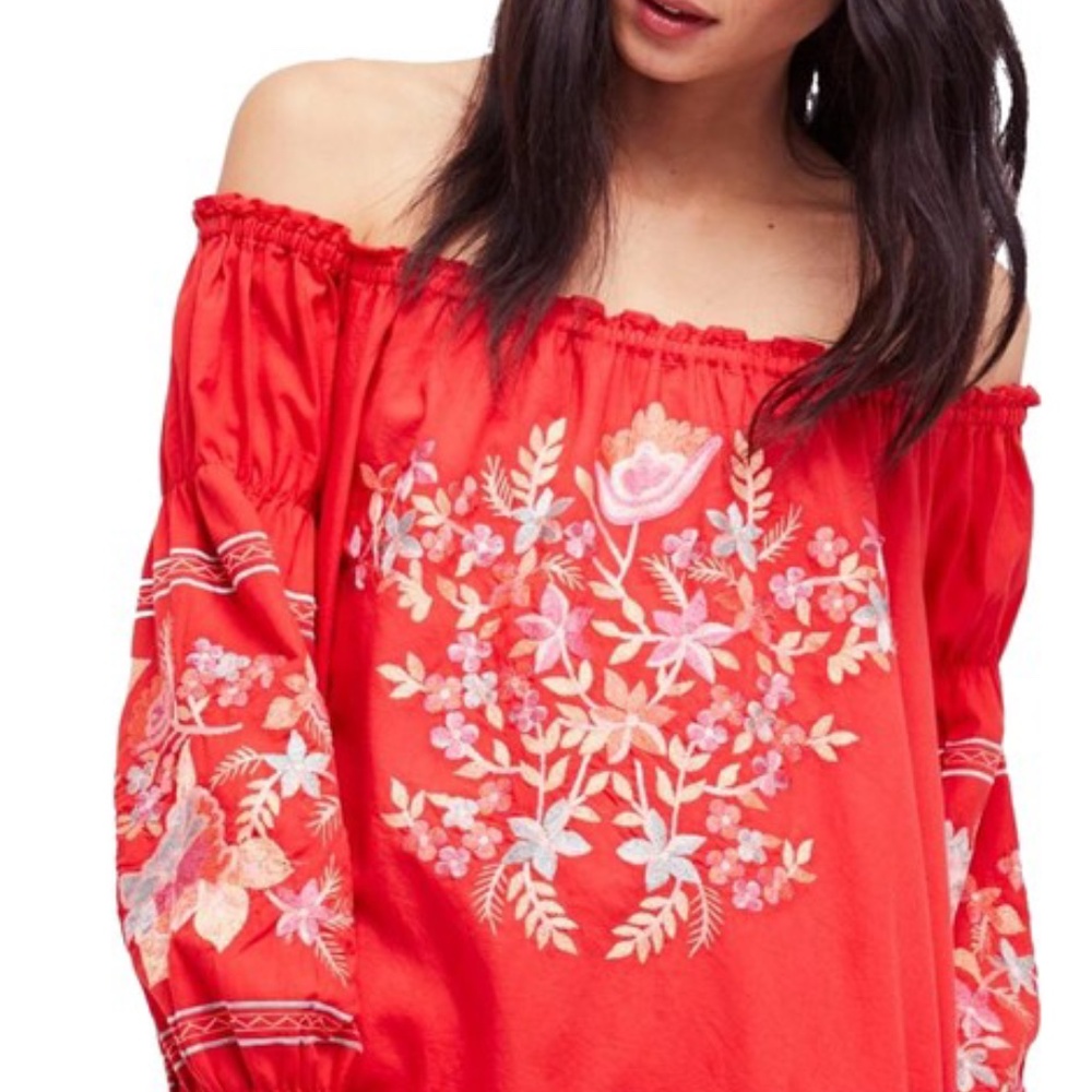 Free People Embroidered Dress